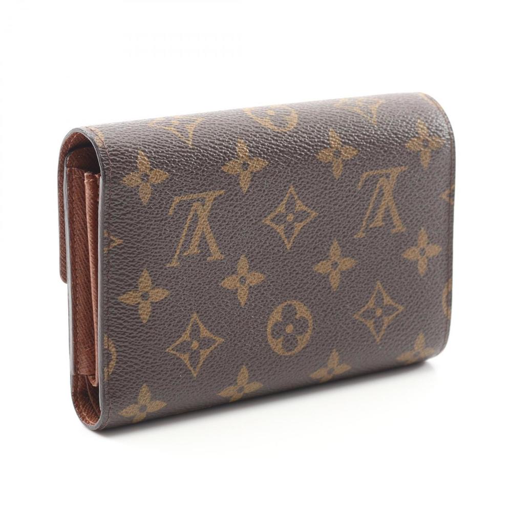 Louis Vuitton Canvas Portefeuille Tri Wallet Brown Alexandra Monogram